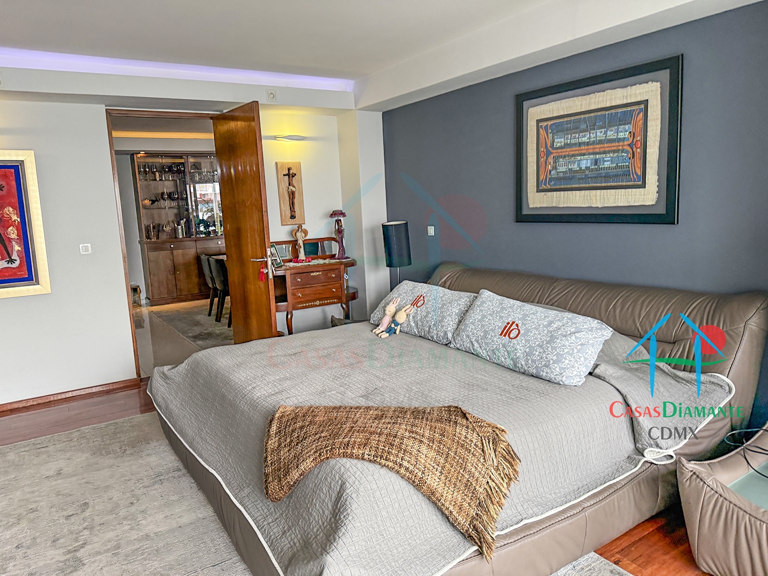 Polanco Departamento Arquímedes - Recámara principal 5